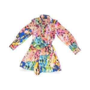 Zara Pink Floral‎ Dress